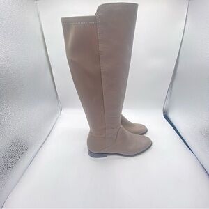Louise et Cie Lo Vallery R Dove Gray Leather Tall Boots Size US 8.